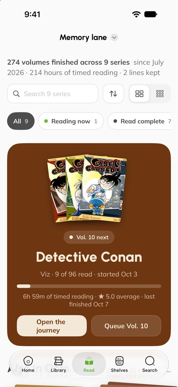Memory lane on iPhone